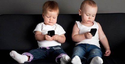 Is your baby tapping on a smartphone